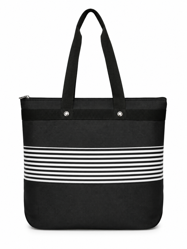Classic Stripe Everyday Tote Bag