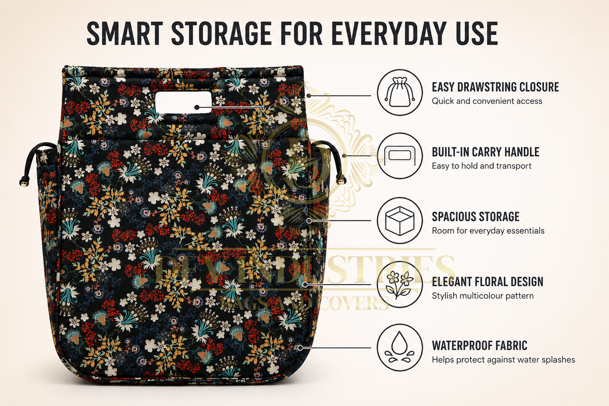 Floral Multipurpose Storage Carry Bag