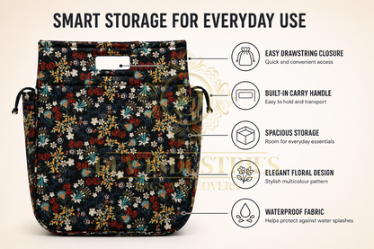 Floral Multipurpose Storage Carry Bag
