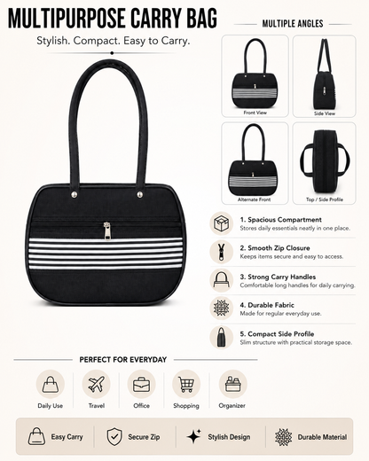 Classic Stripe Multipurpose Carry Bag